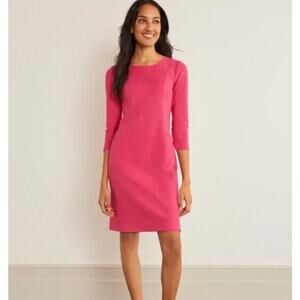 Boden Plus Ellen Ottoman Dress Pink Size 16-18